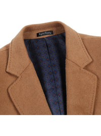 Thumbnail for English Laundry Wool Blend Breasted Camel Top Coat