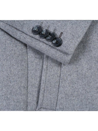 Thumbnail for English Laundry Wool Blend Breasted Light Grey Top Coat