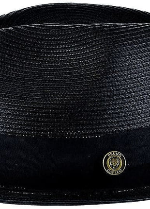 Mens The Francesco Black Straw Hat