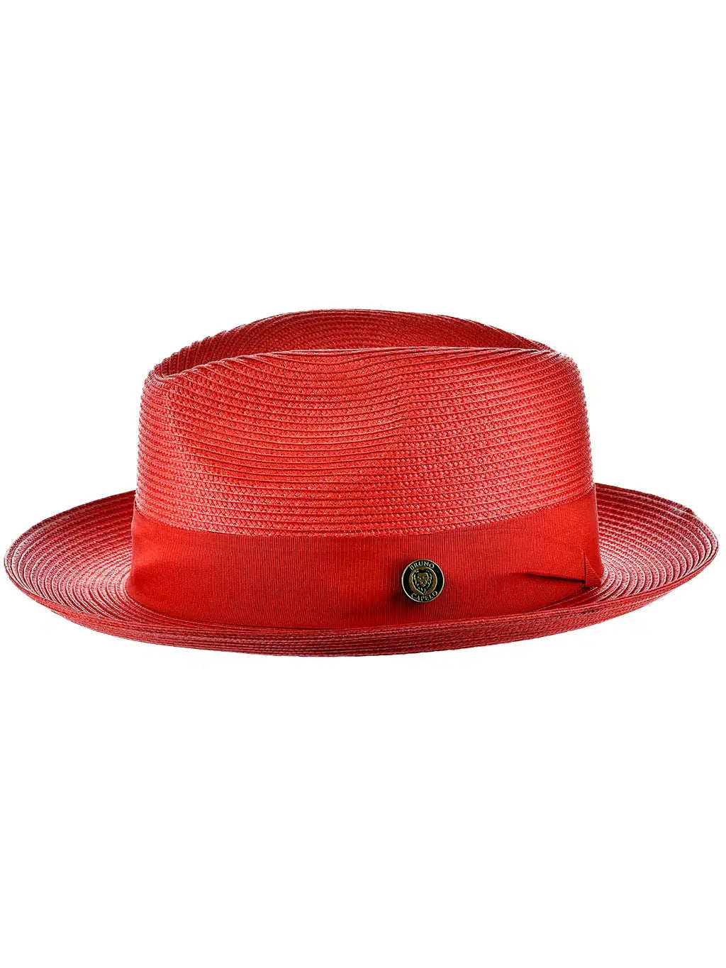 Mens The Francesco Red Straw Hat