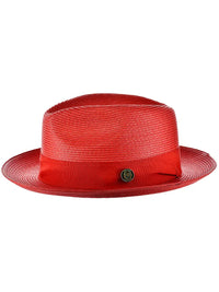 Thumbnail for Mens The Francesco Red Straw Hat