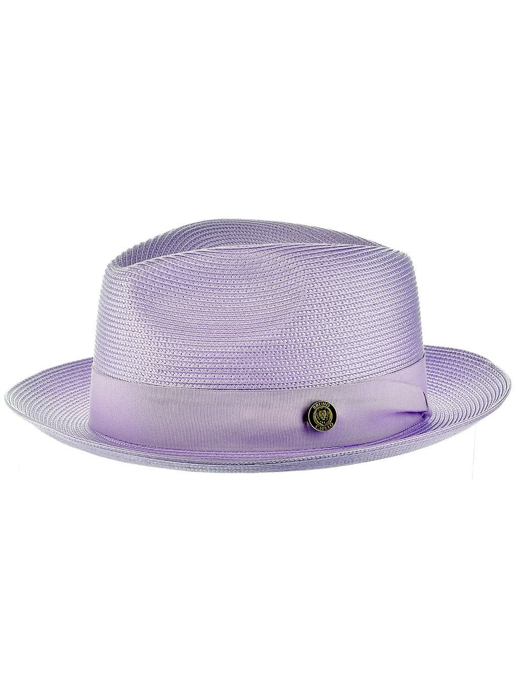 Mens The Francesco Lavender Straw Hat
