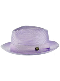 Thumbnail for Mens The Francesco Lavender Straw Hat