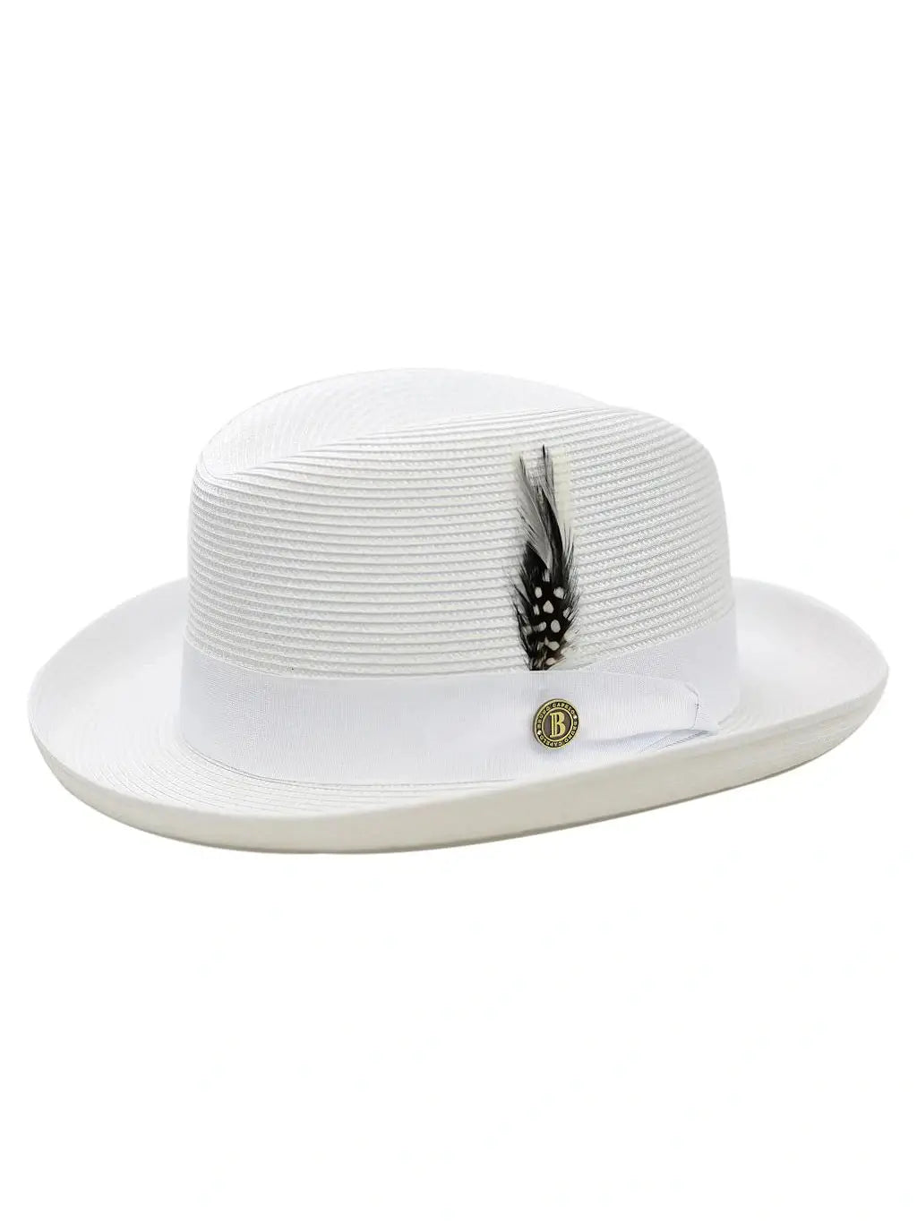 Mens The Godfather White Straw Hat
