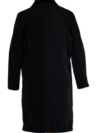 Hart Schaffner Marx Black Single Breasted Full Length Hooded Raincoat