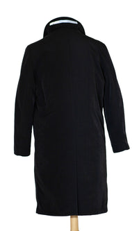 Thumbnail for Hart Schaffner Marx Black Single Breasted Full Length Hooded Raincoat