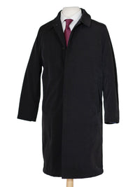 Thumbnail for Hart Schaffner Marx Black Single Breasted Full Length Hooded Raincoat