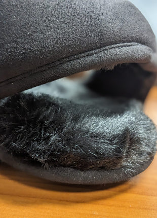 The Suit Depot Mens Black Earmuffs
