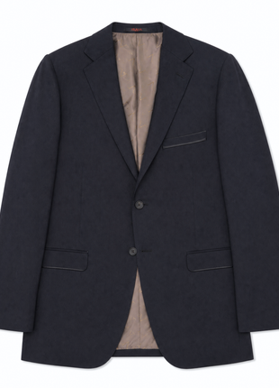 Versace 1969 Abbigliamento Sportivo SRL Mens Solid Black Notch Lapel Classic Fit 2-button Stretch Suit - 40R