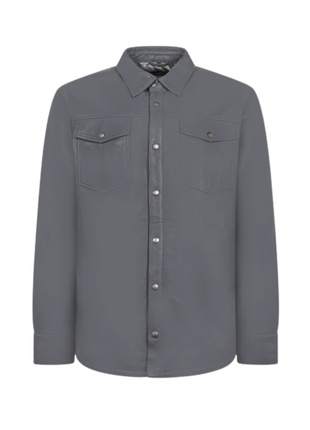 Premium Solid Leather Jacket With Elbow Patches