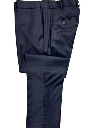 Revelli Solid Navy Notch Lapel Classic Fit 2-button Wool Suit - 44R