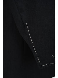 Thumbnail for Canali 1934 Mens Solid Charcoal Gray 44L Drop 7 100% Wool 2 Piece Suit