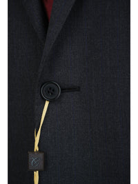 Thumbnail for Canali 1934 Mens Gray Striped 44L Drop 7 100% Wool 2 Piece Suit