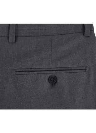 Raphael Men's Washable Flat Front Classic Fit Gray Dress Pants