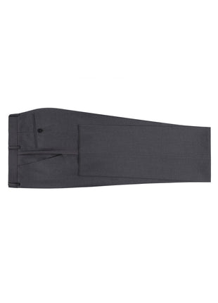Raphael Men's Washable Flat Front Classic Fit Gray Dress Pants