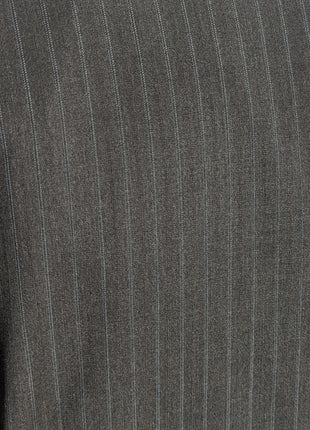 Canali Men's Charcoal Pinstriped 100% Wool Suit 46L