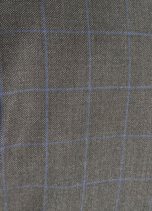 Canali Charcoal Windowpane 100% Wool Suit 40R