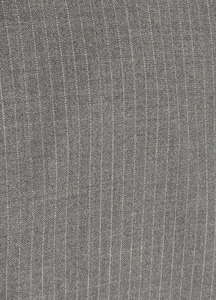 Canali Dark Gray Pinstriped 100% Wool Suit 40R