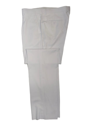 Apollo King Solid White Double Breasted Suit 46R