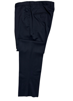 Z Zegna Mens Blue Windowpane Notch Lapel Classic Fit 2-Button Wool Suit - 42R