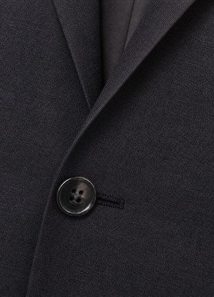 Ralph Lauren Purple Label Gray Twill Weave 100% Wool Classic Fit 2-Button Suit 42S
