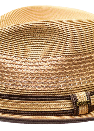 Mens The Retro Tan/Brown Straw Hat