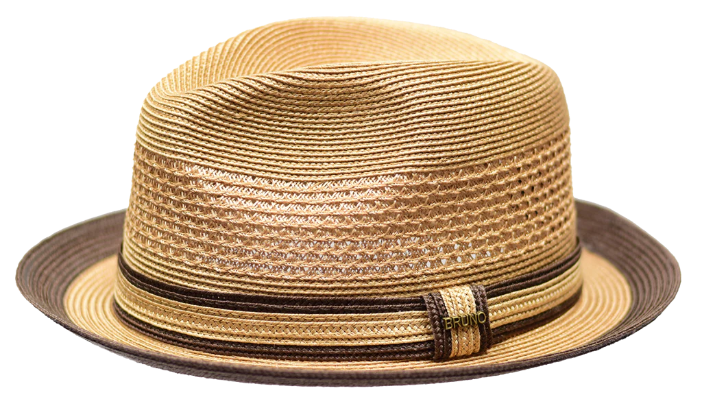 Mens The Retro Tan/Brown Straw Hat