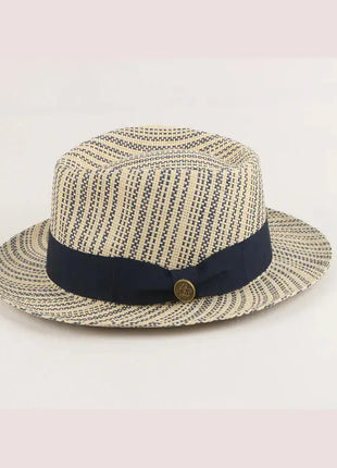 Mens The Belize Navy Straw Hat