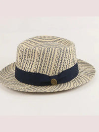 Thumbnail for Mens The Belize Navy Straw Hat