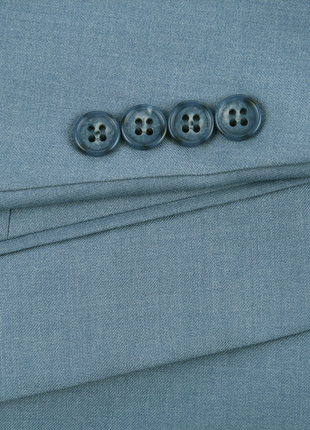 Raphael Solid Light Blue Slim Fit Notch Lapel Two Button Suit