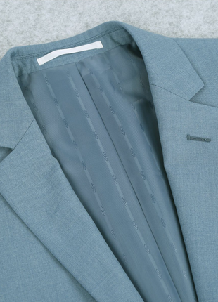 Raphael Solid Light Blue Slim Fit Notch Lapel Two Button Suit