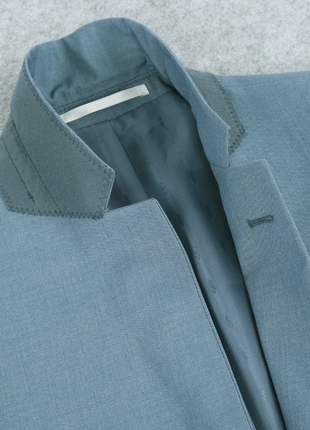 Raphael Solid Light Blue Slim Fit Notch Lapel Two Button Suit