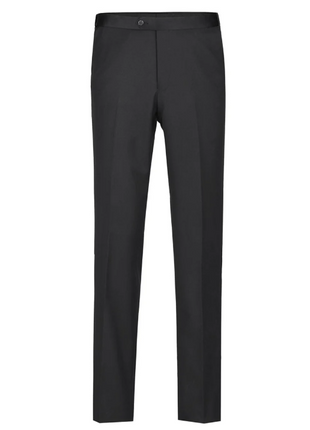 Raphael Solid Black Classic Fit Two Button Notch Lapel Tuxedo Suit