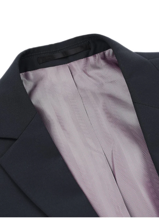 Raphael Men’s Slim Fit Notch Lapel Dark Navy Two  Button Suit