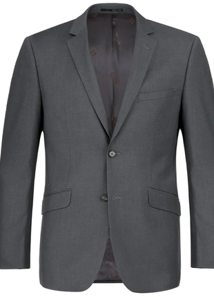 Raphael Men’s Slim Fit Charcoal Gray Notch Lapel Two Button Suit