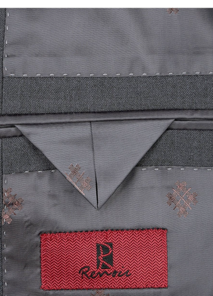 Raphael Men’s Slim Fit Charcoal Gray Notch Lapel Two Button Suit