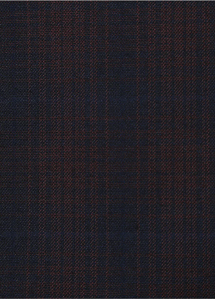 English Laundry Dark Navy With Burgundy Check Slim Fit 2 Button Stretch Suit