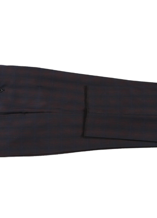 English Laundry Dark Navy With Burgundy Check Slim Fit 2 Button Stretch Suit