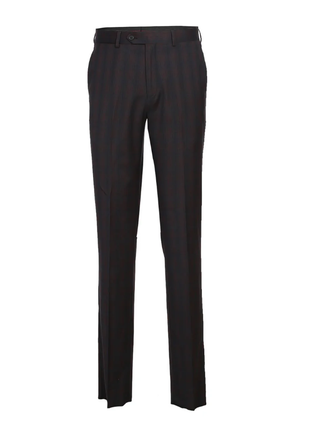 English Laundry Dark Navy With Burgundy Check Slim Fit 2 Button Stretch Suit