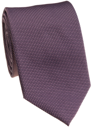 Premium Silk Pink Micro Geometric Silk Hand-Made Tie