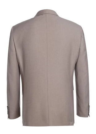 Raphael Solid Taupe Slim Fit Two Button 2 Piece Formal Suit