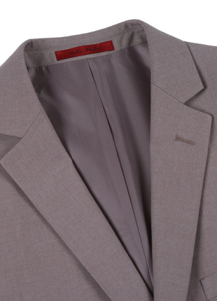 Raphael Solid Taupe Slim Fit Two Button 2 Piece Formal Suit