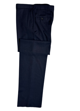 Hugo Boss Mens Charcoal Pinstripe Notch Lapels Classic Fit 2 Button Wool Suit - 40R