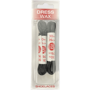 Ralyn Black Dress Shoelaces Waxed (Pair) 30"