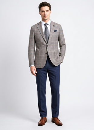 Men's Half Canvas Blazer - The Suit Depot
