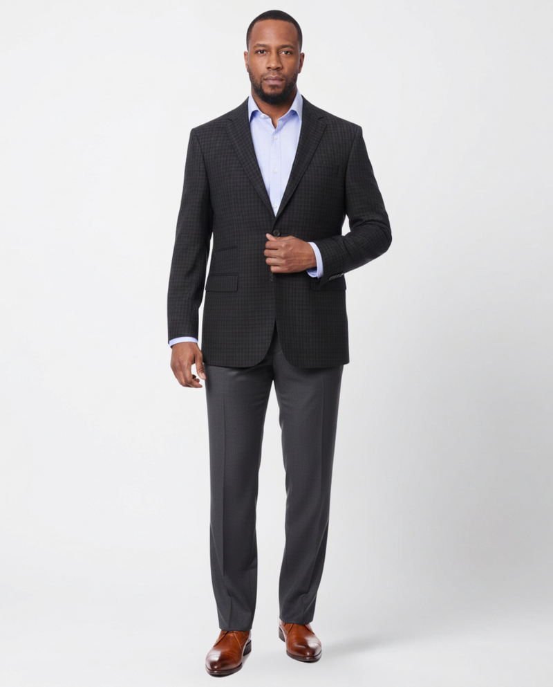 Shop Prontomoda Black 100% Wool Blazer | The Suit Depot Shop Prontomoda Black 100% Wool Blazer | The Suit Depot