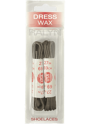 Ralyn Brown Dress Shoelaces Waxed (Pair) 27"
