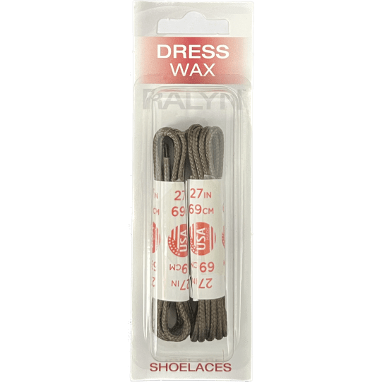 Ralyn Brown Dress Shoelaces Waxed (Pair) 27"