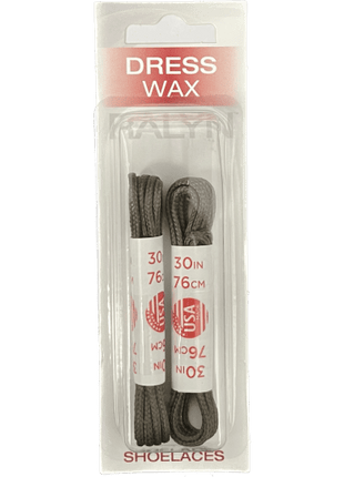 Ralyn Brown Dress Shoelaces Waxed (Pair) 30"