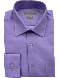 Thumbnail for Christopher Lena Camisa lavanda con cuello extendido